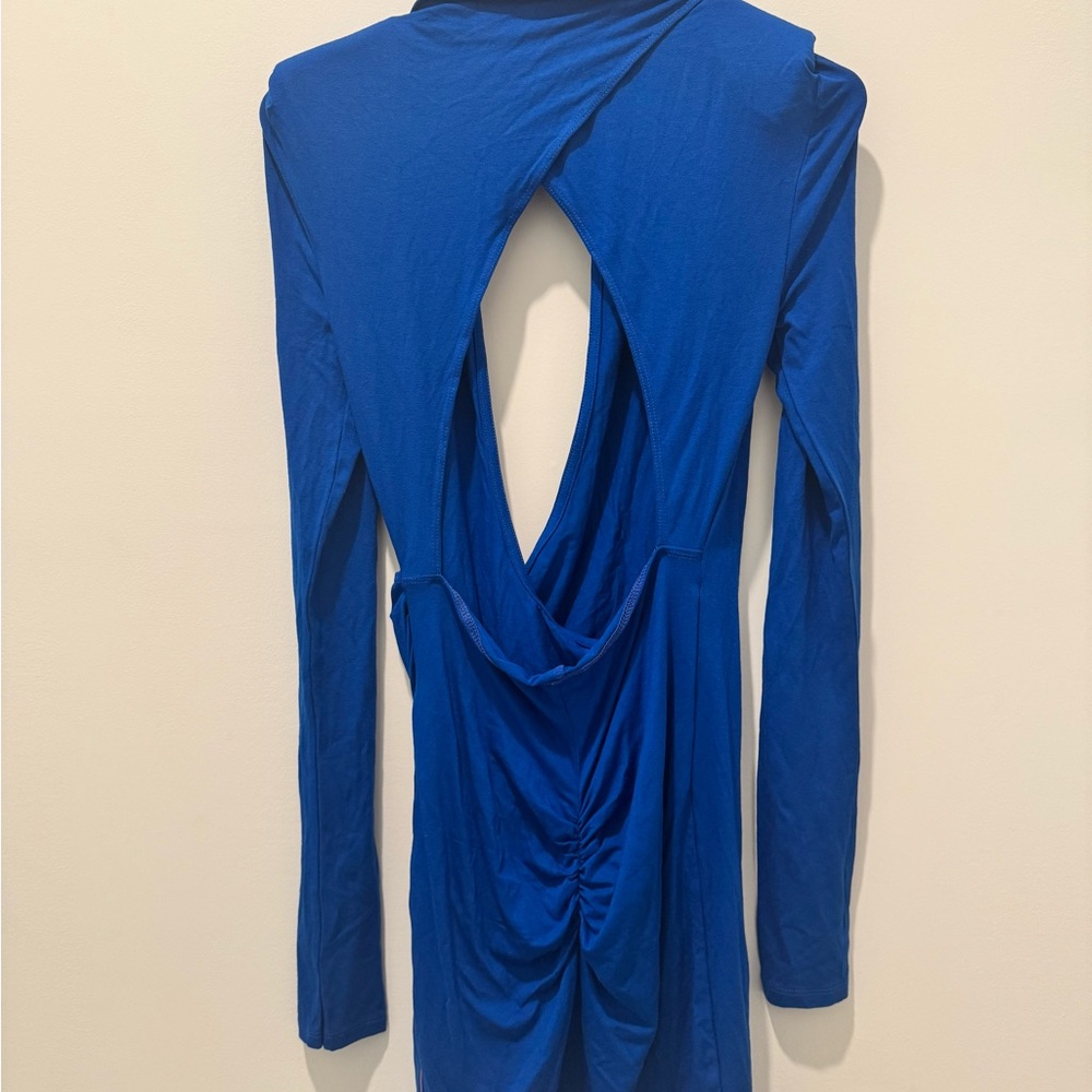 ASOS Blue Backless Dress - Picture 2 of 2